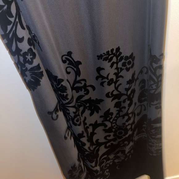 NWT STUNNING RALPH LAUREN SILK WITH VELVET GOWN! HOLIDAY PARTIES!!!! - Picture 4 of 6